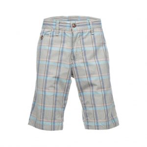 Silver With Blue Mens Bermudas - Polestar Garments