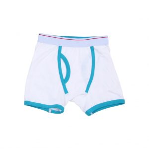 White and Blue kids Boxer - Polestar Garments