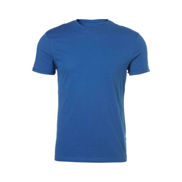 Light Blue Mens Crew Neck T-Shirts - Polestar Garments