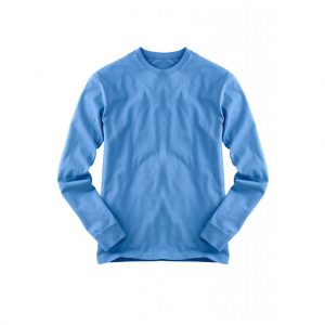 Blue Mens Long Sleeve T-Shirts - Polestar Garments