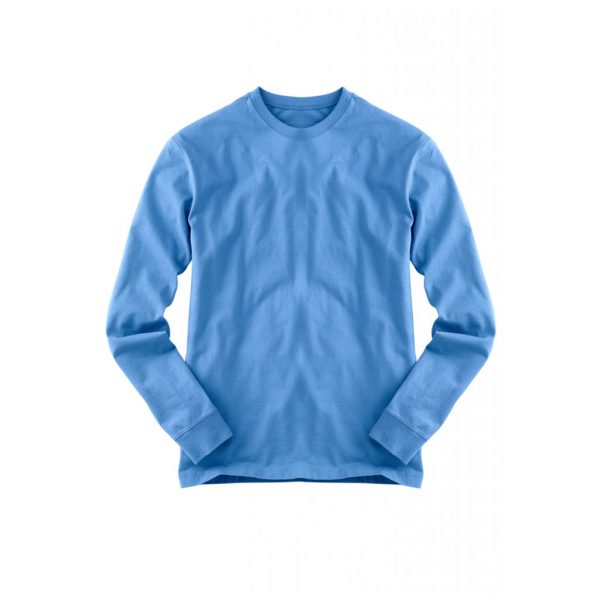 Blue Mens Long Sleeve T-Shirts - Polestar Garments