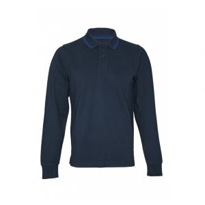 Navy Mens Long Sleeve T-Shirts - Polestar Garments