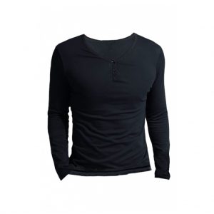 Black Mens Long Sleeve T-Shirts - Polestar Garments