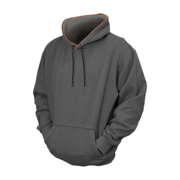 Dark Grey Mens Hooded Jacket - Polestar Garments