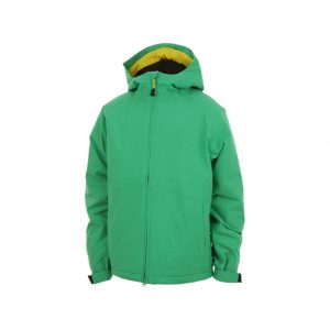 Kids green ski jackets - Polestar Garments