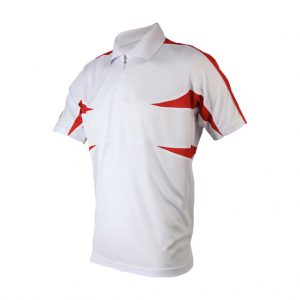 White And Red Mens Sports Wear-JJsoftwear