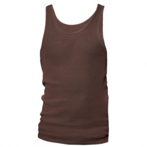 Brown Mens Tank tops - Polestar Garments