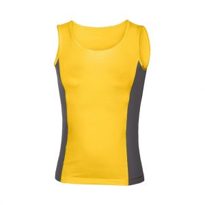 womens Yellow vest tank tops - Polestar Garments
