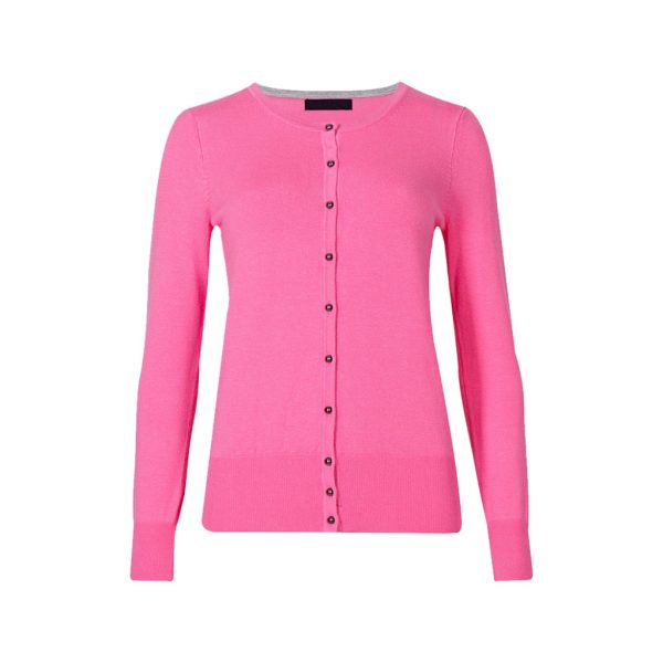 Hot Pink Womens Cardigans - Polestar Garments
