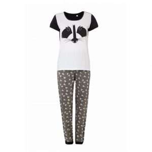 White and Ash Womens Pyjama - Polestar Garments