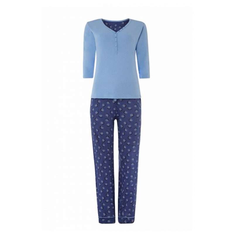 Light Blue Womens Pyjama PoleStar Garments