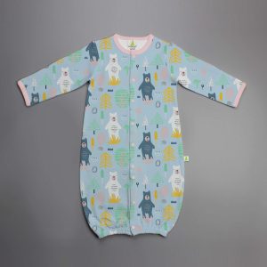 Arctic Bear Convertible Sleepsuit-imababywear