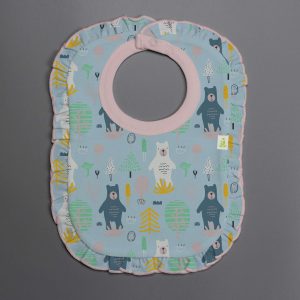 Arctic Bear Frill Bib-imababywear