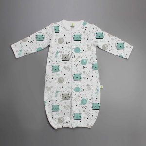 Astronaut Cat Convertible Sleepsuit-imababywear