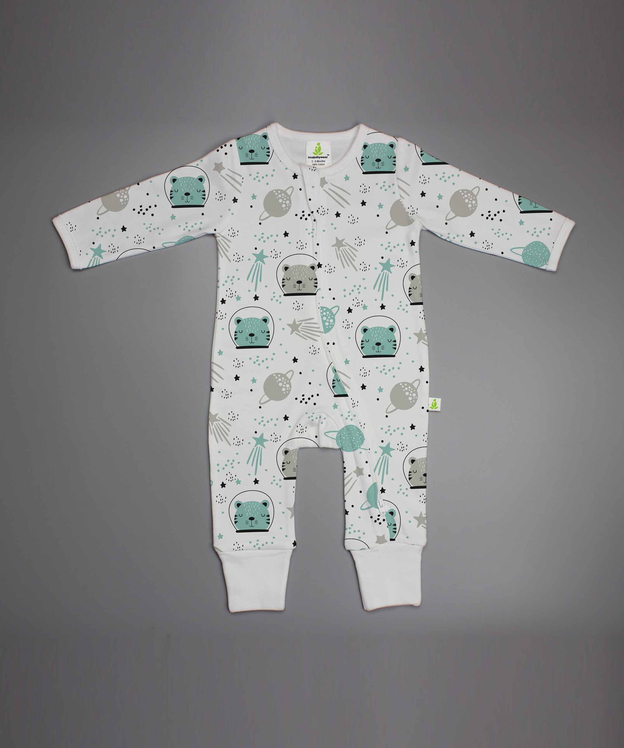 Astronaut Cat Long Sleeve Zipsuit – PoleStar Garments