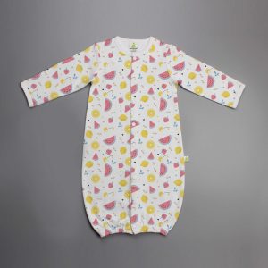 Citrus Melon Convertible Sleepsuit - imababywear