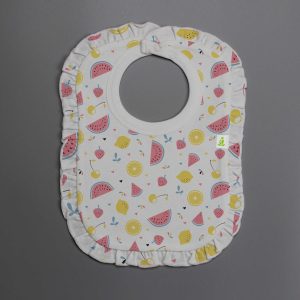 Citrus Melon Frill Bib - imababywear