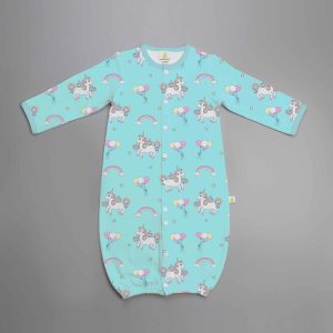 Unicorn Fantasy Convertible Sleepsuit-imababywear