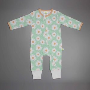 Daisy Valley Long Sleeve Zipsuit-imababywear