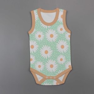 Daisy Valley Sleeveless Bodysuit-imababywear