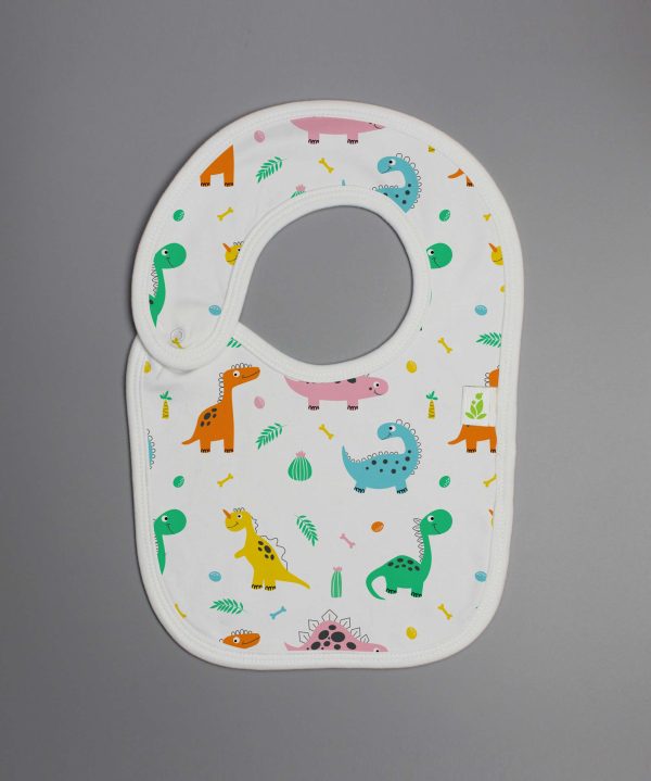 Dino Land Reversible Bib-imababywear