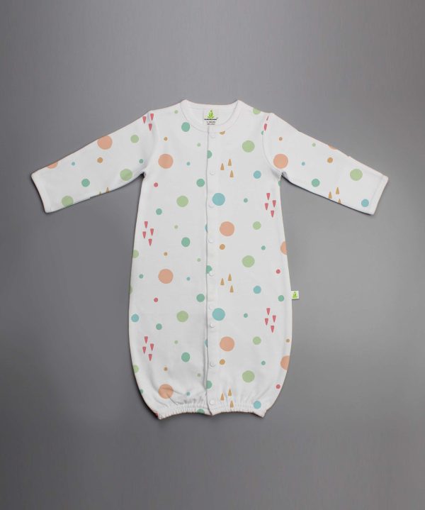 Dots and Doodles Convertible Sleepsuit-imababywear