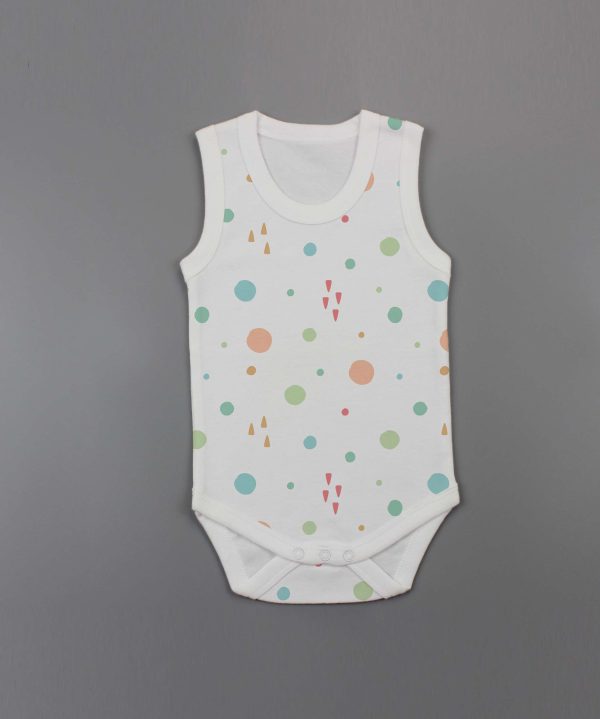 Dots and Doodles Sleeveless Bodysuit-imababywear