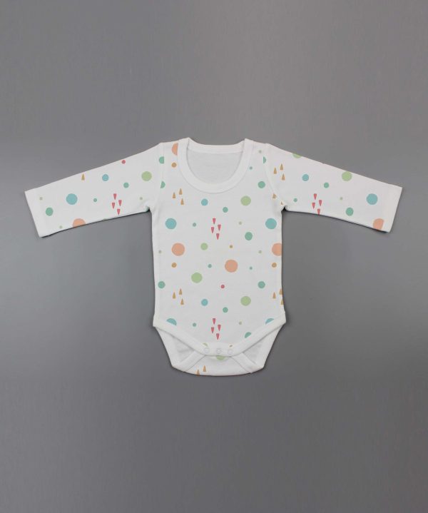 Dots and Doodles Full Sleeve Bodysuit-imababywear