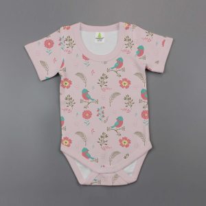 Floral Garden Half Sleeve Bodysuit - imababywear