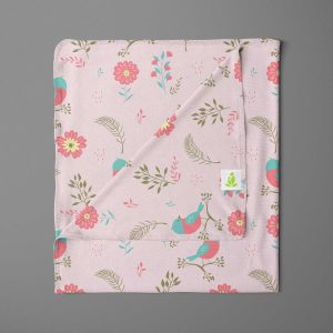 Floral Garden Receiving Blanket - imababywear