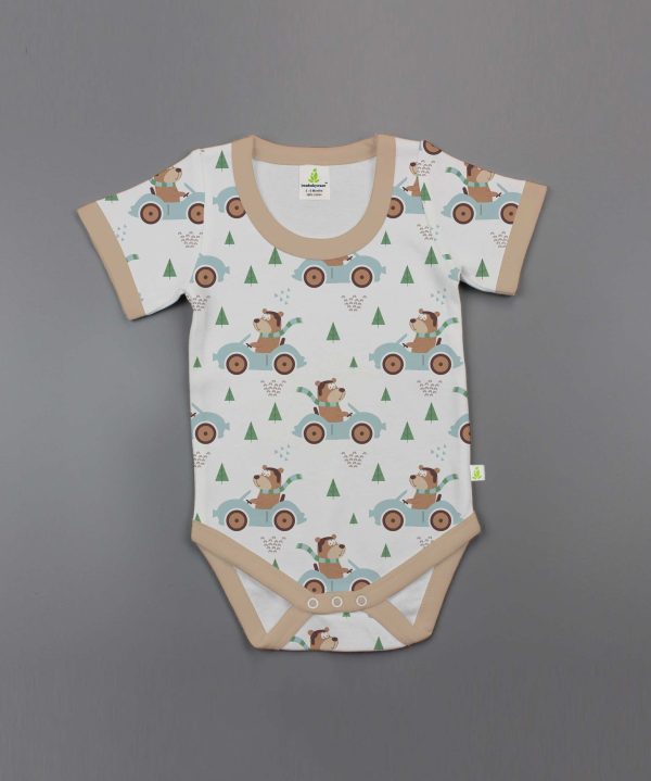 Forest Drive Half Sleeve Bodysuit - imababywear