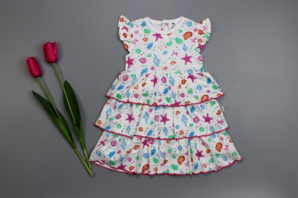 Marine Kingdom Knitted Layered Dress-imababywear