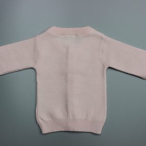 Pink Knitted Cardigan-imababywear