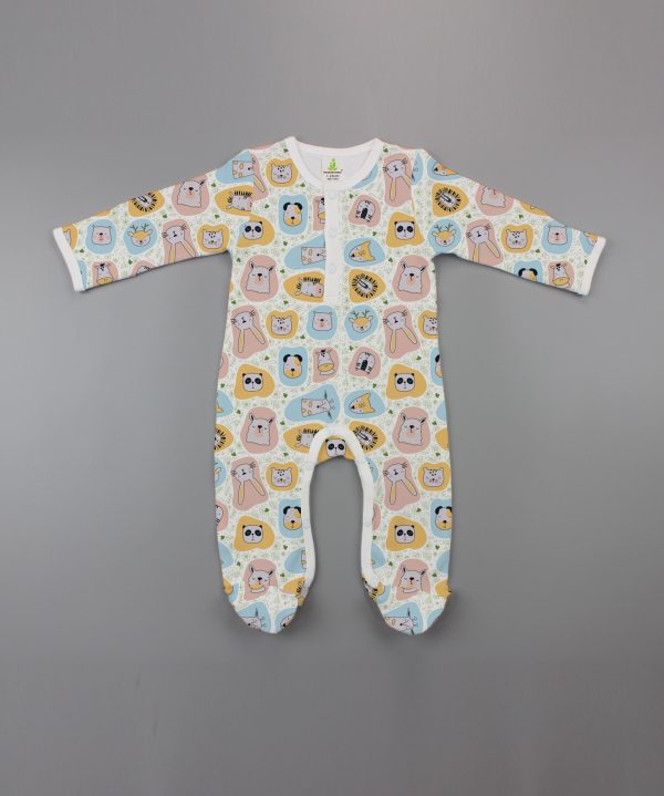 Jungle book Button Growsuit-imababywear