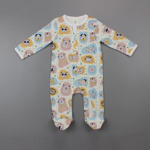 Jungle book Long Sleeve Zipsuit with Feet-imababywear