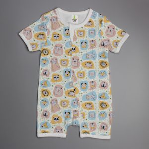 Jungle book short sleeve zipsuit-imababywear