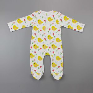 Little Birdies Button Growsuit-imababywear