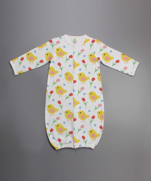 Little Birdies Convertible Sleepsuit-imababywear