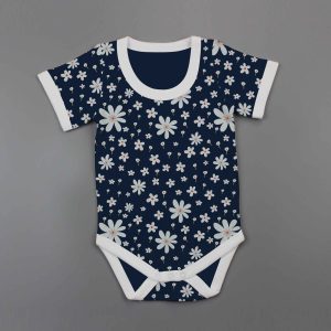 Little Jasmine Half Sleeve Bodysuit-imababywear