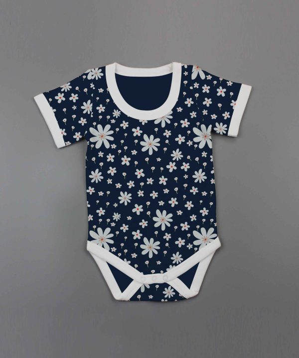 Little Jasmine Half Sleeve Bodysuit-imababywear