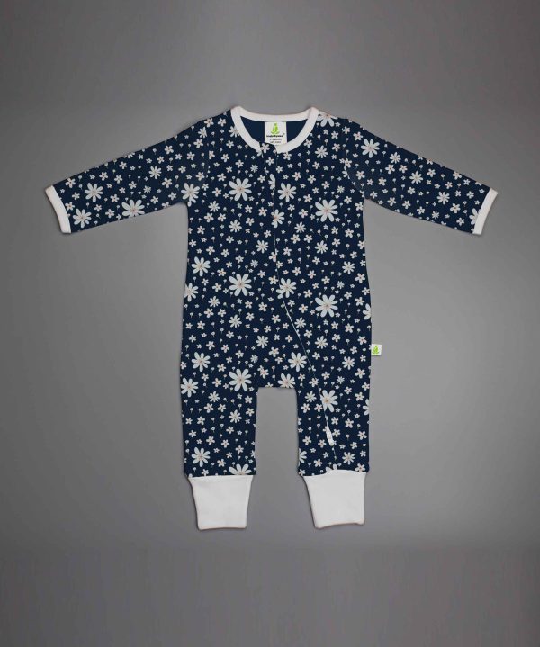 Little Jasmine Long Sleeve Zipsuit-imababywear