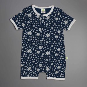 Little Jasmine Shortsleeve Zipsuit-imababywear