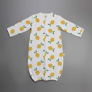 Little Lemons Convertible Sleepsuit-imababywear