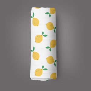 Little Lemons Muslin Wrap-imababywear