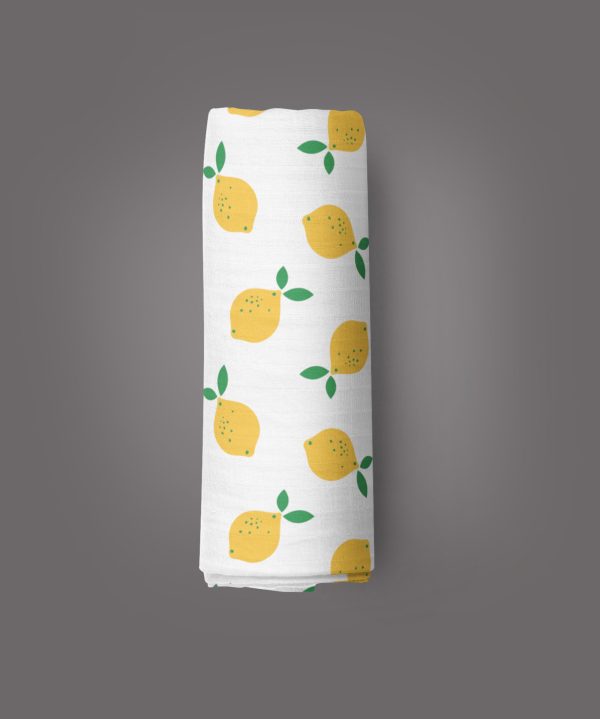 Little Lemons Muslin Wrap-imababywear