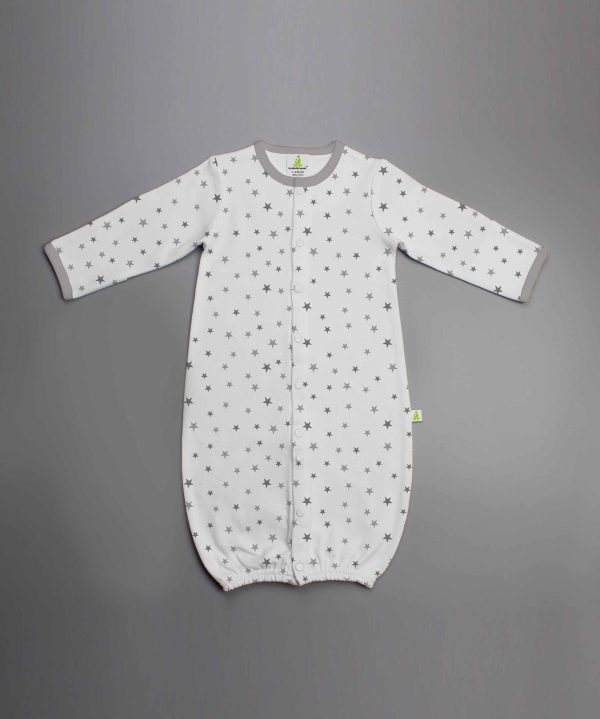 Little Stars Convertible Sleepsuit-imababywear