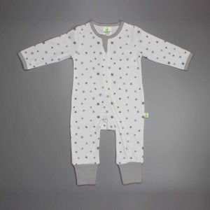 Little Stars Long Sleeve Zipsuit-imababywear