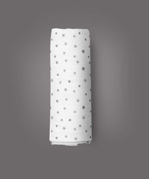 Little Stars Muslin Wrap-imababywear