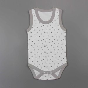 Little Stars Sleeveless Bodysuit-imababywear