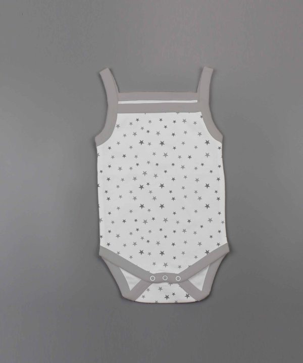 Little Stars Strapy Bodysuit-imababywear